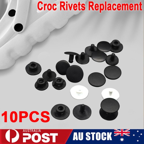 10pcs black white rivets - 10pcs,