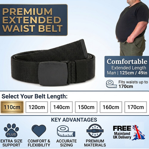 Plus size long - long, belt