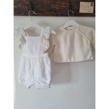 Zara Baby girl white outfit