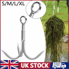 Grappling Hook 3Claw Climbing Hook Stainless Steel Grapnel Hook Small/Large NEW！