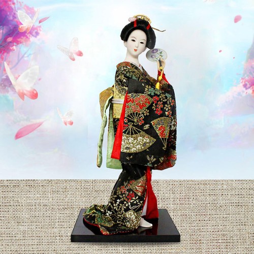 Japanese geisha doll - geisha,