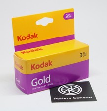 A pack of 3 Kodak Gold 200