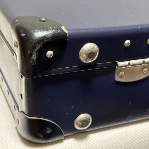 Globe trotter navy suitcase - globe-trotter,