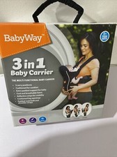 Babyway Baby Carrier 3-in-1 Adjustable Breathable Wrap Slip Backpack BW3I1BC