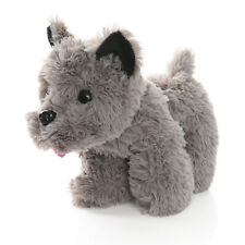 PLUSH GREY TERRIER SOFT TOY DOG KANSAS DOROTHY BOOK CHARACTER PROP FANCY DRESS
