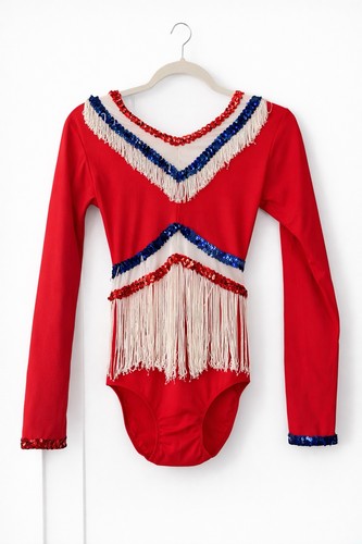 Vintage red majorette dance - vintage,