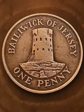 1p Coin 1989 Bailiwick of Jersey; Queen Elizabeth II; One Penny. 36 Years Old!