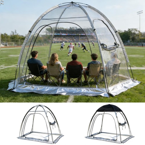 Transparent sports tent - sports, tent,