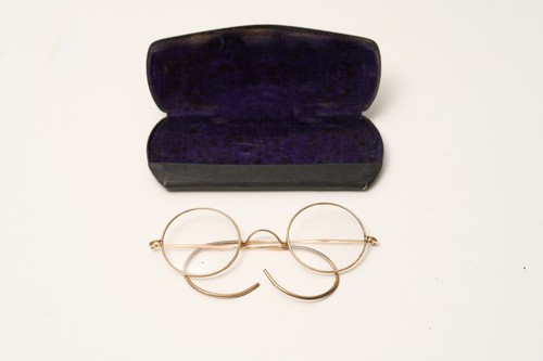 Antique gold glasses eyewear - antique,