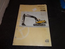 Volvo EC220D Excavator Digger Operation maintenance Manual Book Owners
