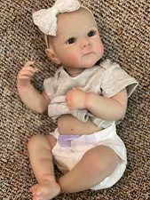 50cm Waterproof Full Body Silicone Reborn Baby Girl Doll Handmade Lifelike Gift