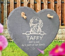 Large Personalised Slate Pet