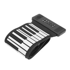88 Key Hand Roll Piano 128 Tones USB MIDI Portable Folding Piano For Beginners