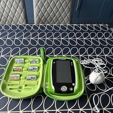 Leap Frog LeapPad2 Explorer Learning Tablet Blue + Case + Charger +6 games vgc 