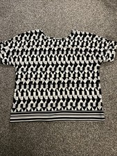 Matalan Geometric Black And