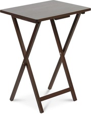 Folding Rubberwood TV Table