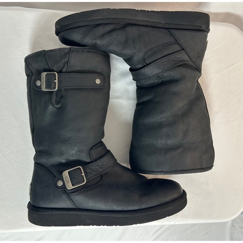 Ugg sutter black leather - sutter,
