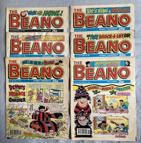 The beano comics - beano, x6