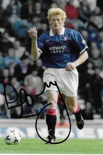 COLIN HENDRY SIGNED GLASGOW RANGERS 6 X 4 SIGNED PHOTO - Scotland+