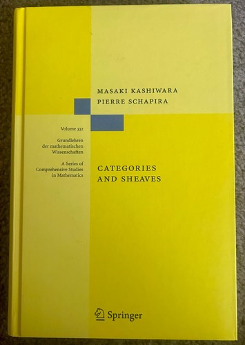 Categories and sheaves - categories,