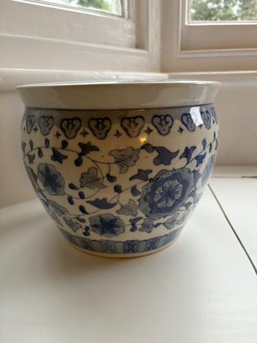 Vintage large chinese blue - vintage,