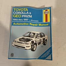 Haynes Toyota Corolla Geo Prizm 1993-1997 Repair Manual  all models
