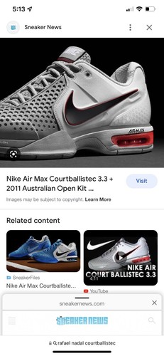 Nike courtballistec rafa - 3.3,