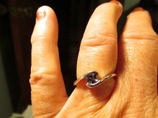 geniune tanzanite ring 4.5mm