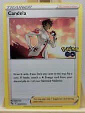 065/078 Pokémon GO Candela Trainer Supporter  ERROR CARD - Rotated /Missprint