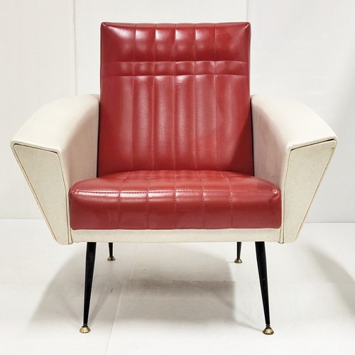 Vintage 1950 french armchair - vintage,