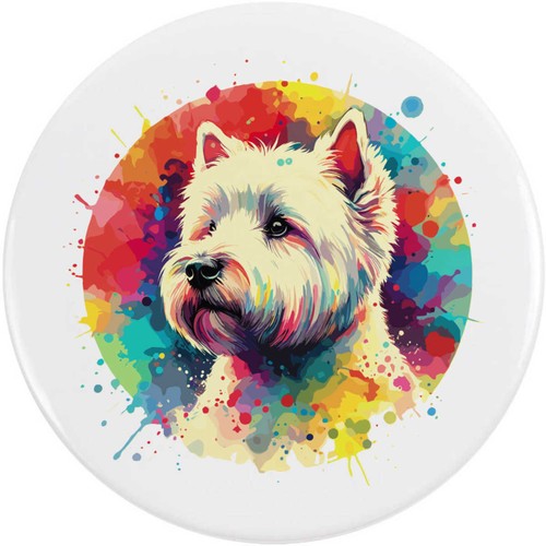 West highland terrier - terrier', button