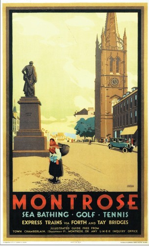 Scotland railway vintage - railway,