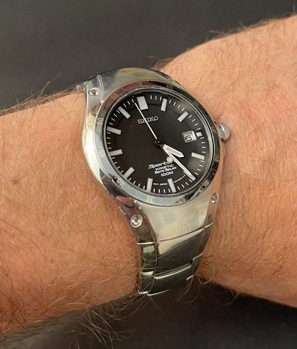 Vintage seiko sportura kinetic - vintage,