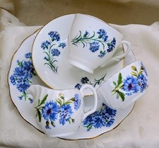 Vintage Mismatched Cornflower