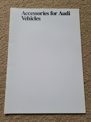 Audi accessories brochure - audi,