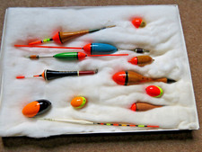 12 Beautiful Japanese hand-made wooden floats.  New & Unused.