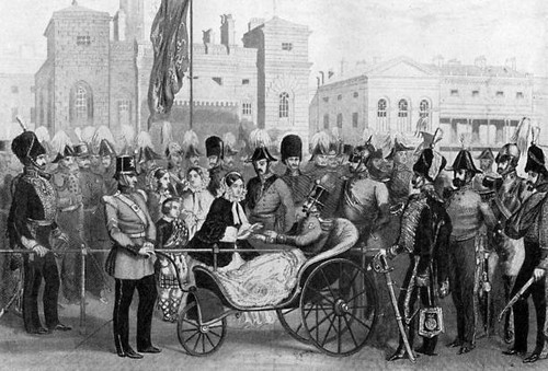 Queen victoria distributing - queen,