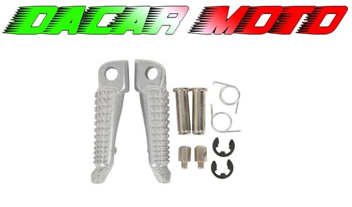 Pair footpegs pilot silver - pair,