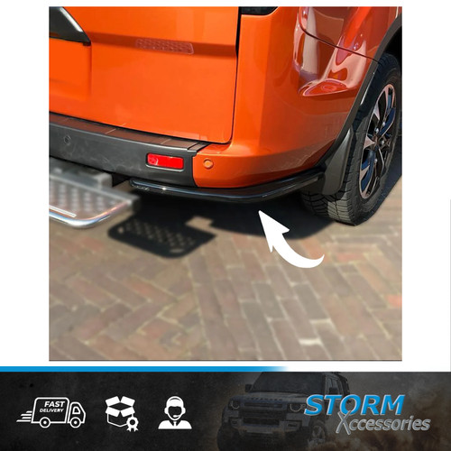 Rear bumper splitters - splitters, gloss