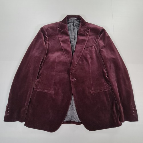 Reiss mens blazer burgundy - burgundy, 42