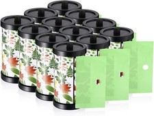 [Upgraded Version] Trapro Sticky Fly Paper Fly Catcher Insect Fly Trap, 12-Pack