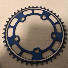 Blue Super Duralumin Chainring Chain Ring 44T 44 Tooth Old School BMX