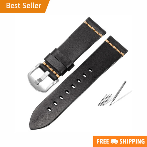 Vintage genuine leather watch - genuine,