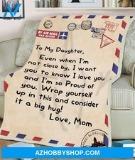 To My Daughter Blanket Letter