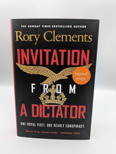 Signed invitation from - signed,