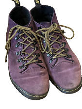 Dr. Martens Lahava Airwair Bouncing Soles Purple Suede Boots Cushioned Sole UK7