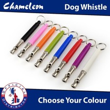 Dog Training WHISTLE & LANYARD  Dog Trainer Metal 8 Colours - Ultrasonic