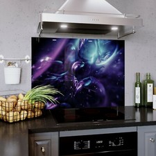 Glass Splashback Kitchen Tile