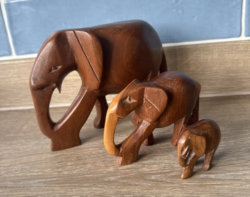 Vintage hand carved wooden - vintage,