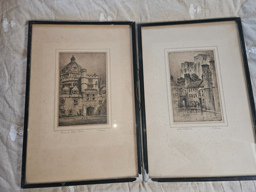 Etchings brasenose college - etchings,